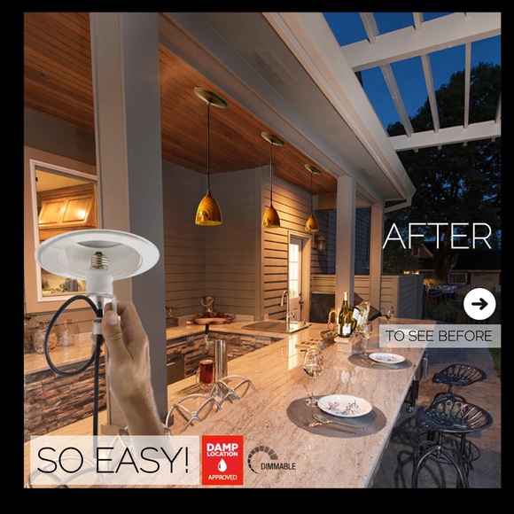 Instant pendant lights, see 5th image for shades. Perfect to update for holidays - Picture 7 of 7